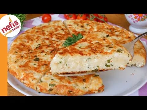 Tavada Kaşarlı Kırpık Börek
